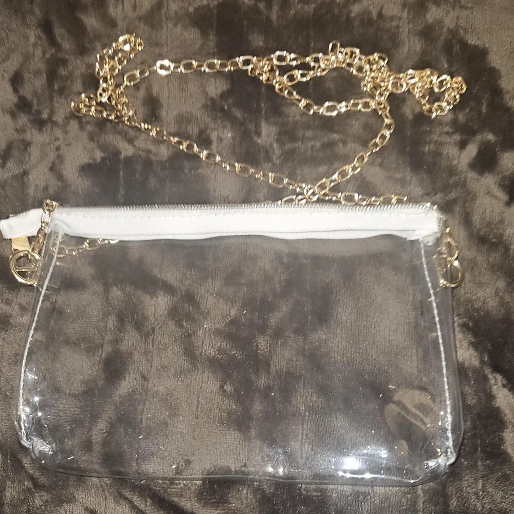 Clear Chain Strap Bag - Picture 2 of 3